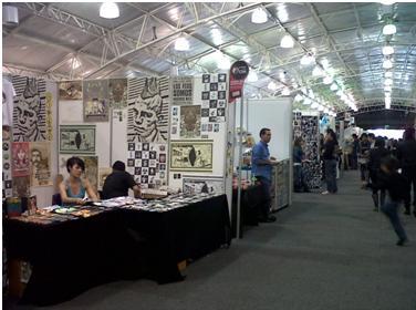 Las caricaturas de Nimrod Reshef en la Feria del libro.JPG